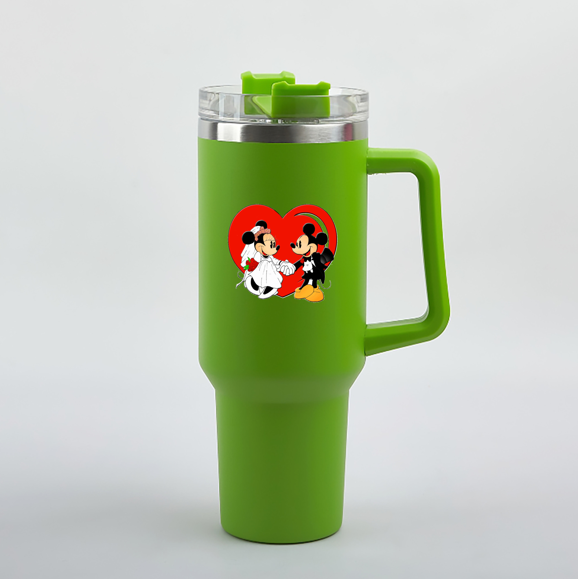（画像用） ミッキーマウス Mickey Mouse 1200mL車用タンブラー（カラープリント）